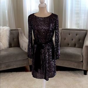 Ann Taylor Party metallic dress 👗